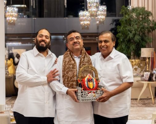 Suvendu Adhikari Meets Mukesh Ambani in Mumbai
