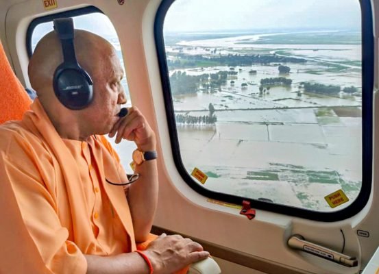 Yogi Adityanath Conducts Aerial Flood Assessment in Farrukhabad