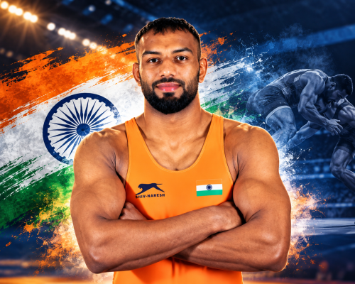 Asian Games 2026: Nitesh Siwach Scripts History with Silver in Greco-Roman Wrestling, Ending 64-Year Drought