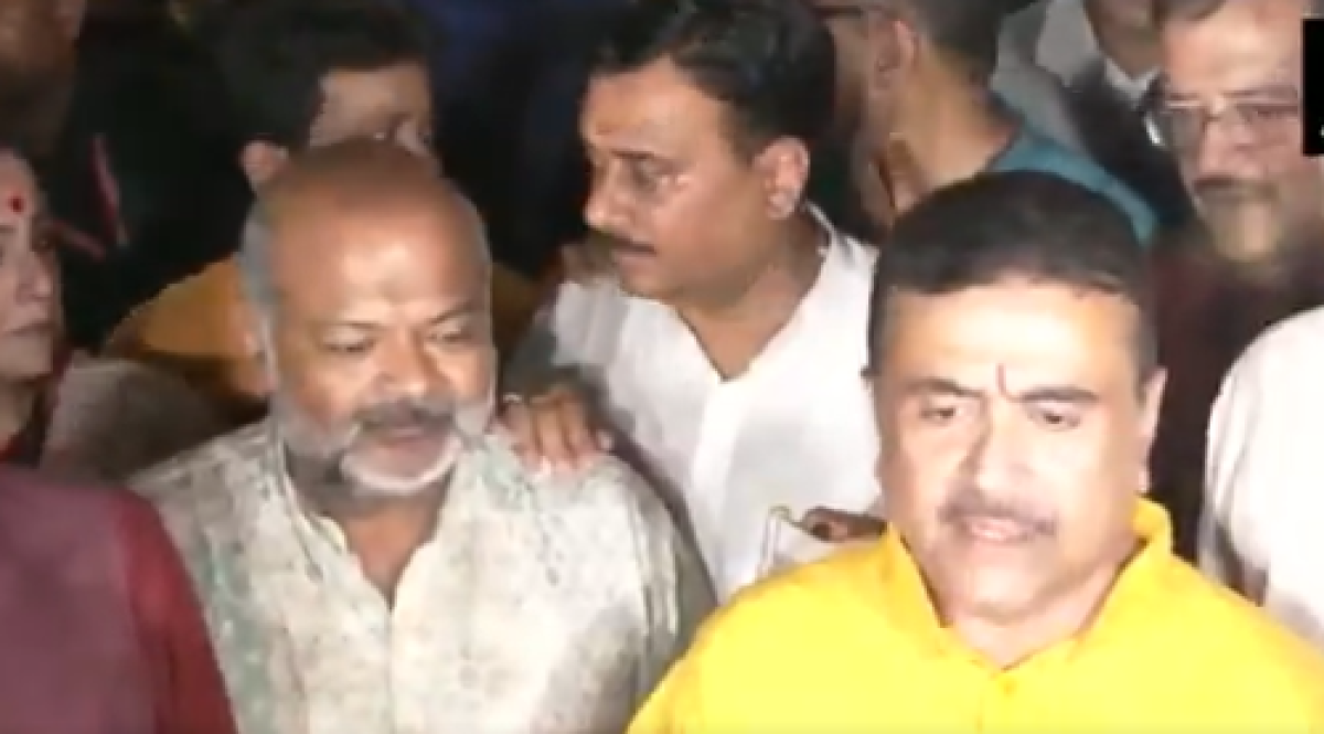 Suvendu Adhikari Mahalaya Kolkata