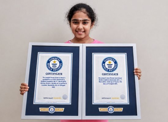 Bodhana Sivanandan Sets Guinness Record as Youngest WGM