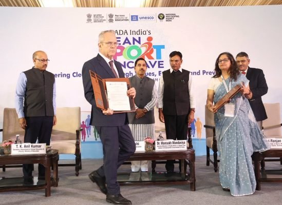 Landmark MoU Signed to Promote Clean Sport Values in Classrooms Across India