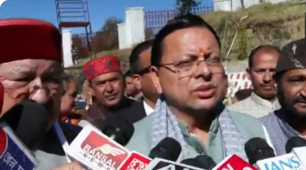 Pushkar Singh Dhami Announces Rs 231 Crore Projects in Gairsain