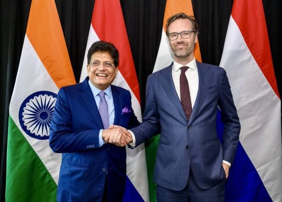 Piyush Goyal and Dutch Minister Sjoerd Sjoerdsma Discuss Trade, Investment and Clean Energy Cooperation