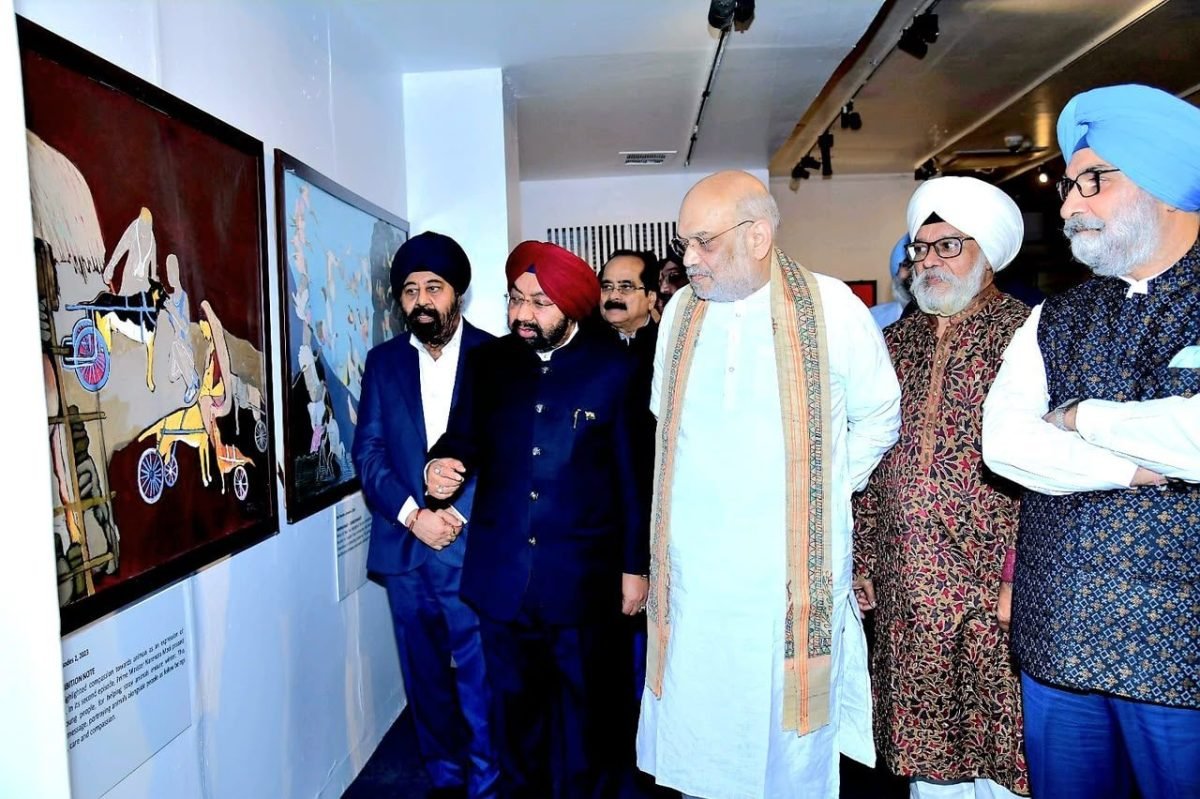 Amit Shah Inaugurates ‘Mann Ki Baat’ Painting Exhibition in New Delhi