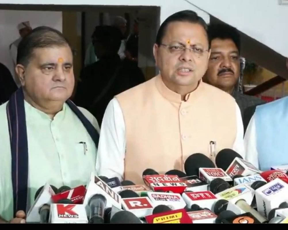 Dinesh Arya Rajya Sabha Nomination Filed, Says Uttarakhand CM Pushkar Singh Dhami