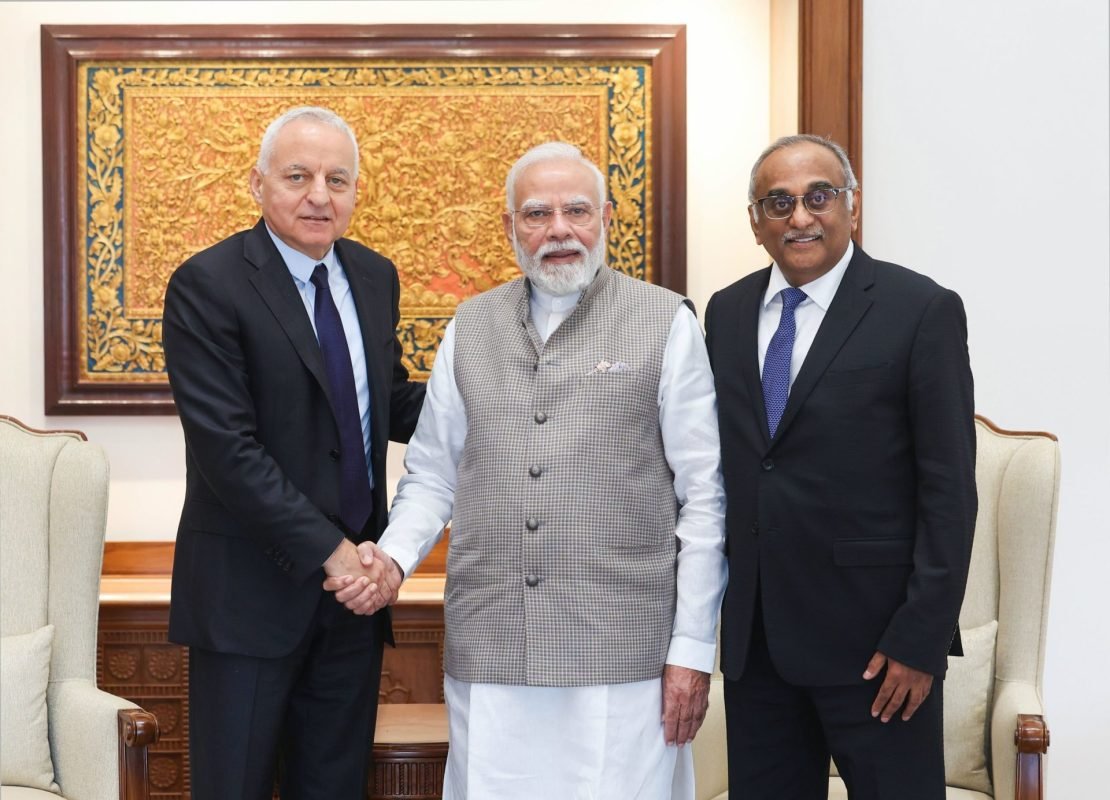 Rolls-Royce CEO Tufan Erginbilgiç meets Prime Minister Narendra Modi in New Delhi to discuss strengthening strategic cooperation with India.