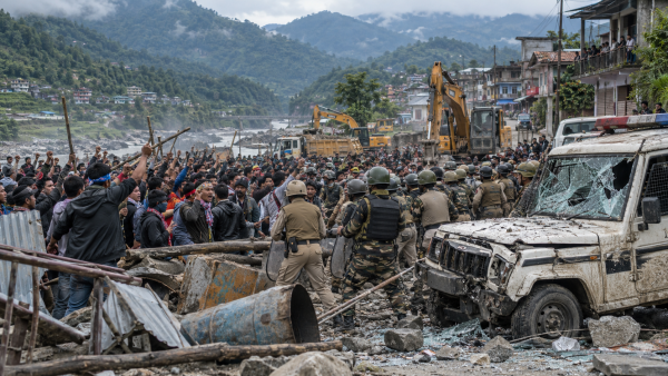Arunachal dam protests spread to Daporijo; two security personnel hurt