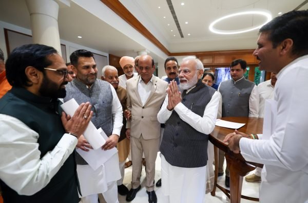 Haryana CM Nayab Singh Saini Meets PM Modi in Delhi