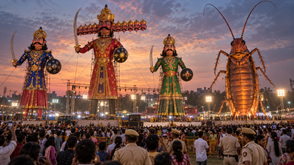 Delhi Ramlila organisers plan cockroach effigy amid CJP protests