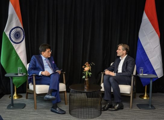 Piyush Goyal Meets Power2X CEO to Strengthen India-Netherlands Green Energy Cooperation