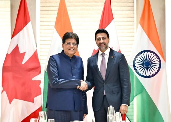 Piyush Goyal, Maninder Sidhu Discuss Next Steps in India-Canada CEPA Talks