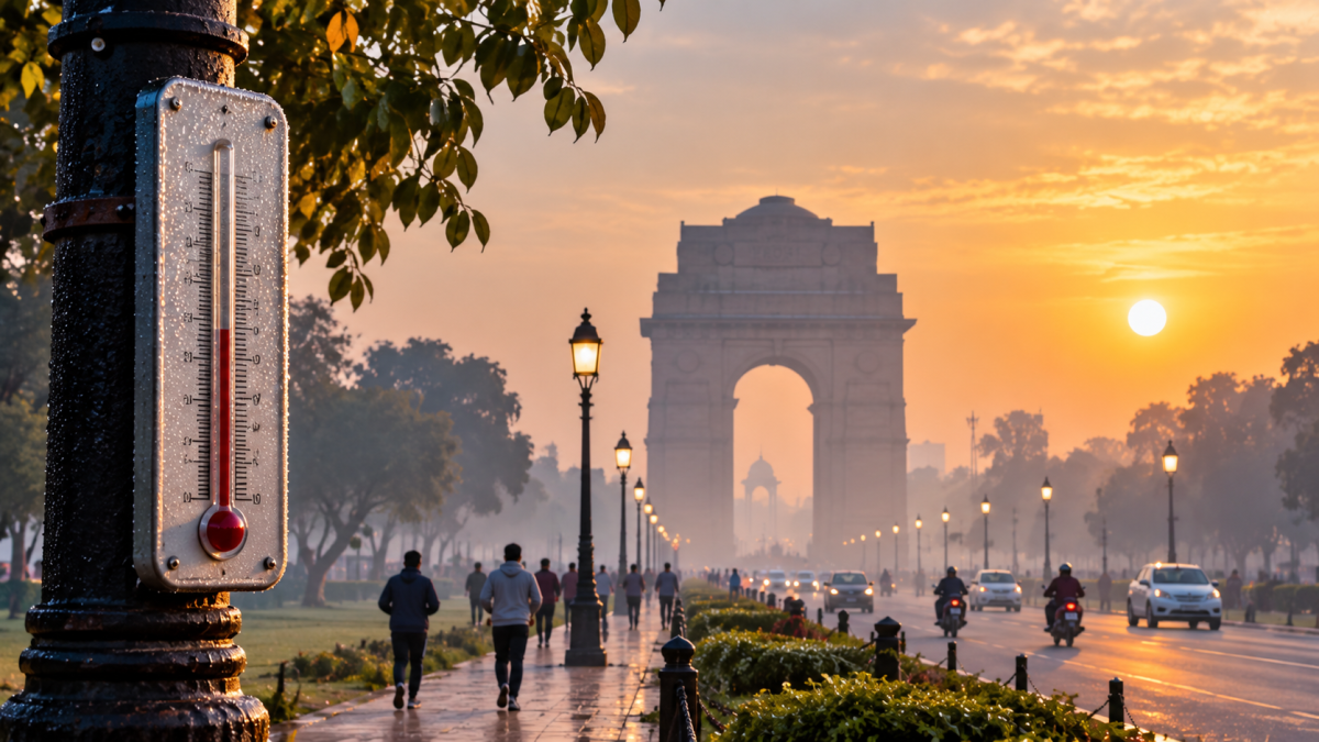 Delhi Minimum Temperature Drops to 16.2°C, Lowest This Month