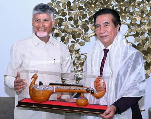 Mizoram CM Lalduhoma Meets Andhra Pradesh CM Chandrababu Naidu in Amaravati
