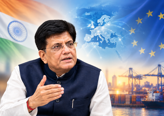 Piyush Goyal Calls India-EU FTA a Landmark Win-Win Deal