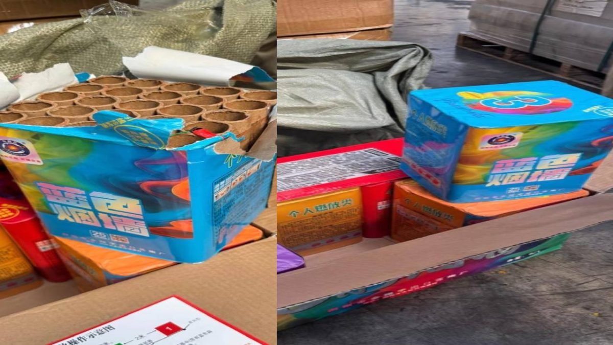Chinese Firecrackers Seized by DRI, Worth ₹12 Crore