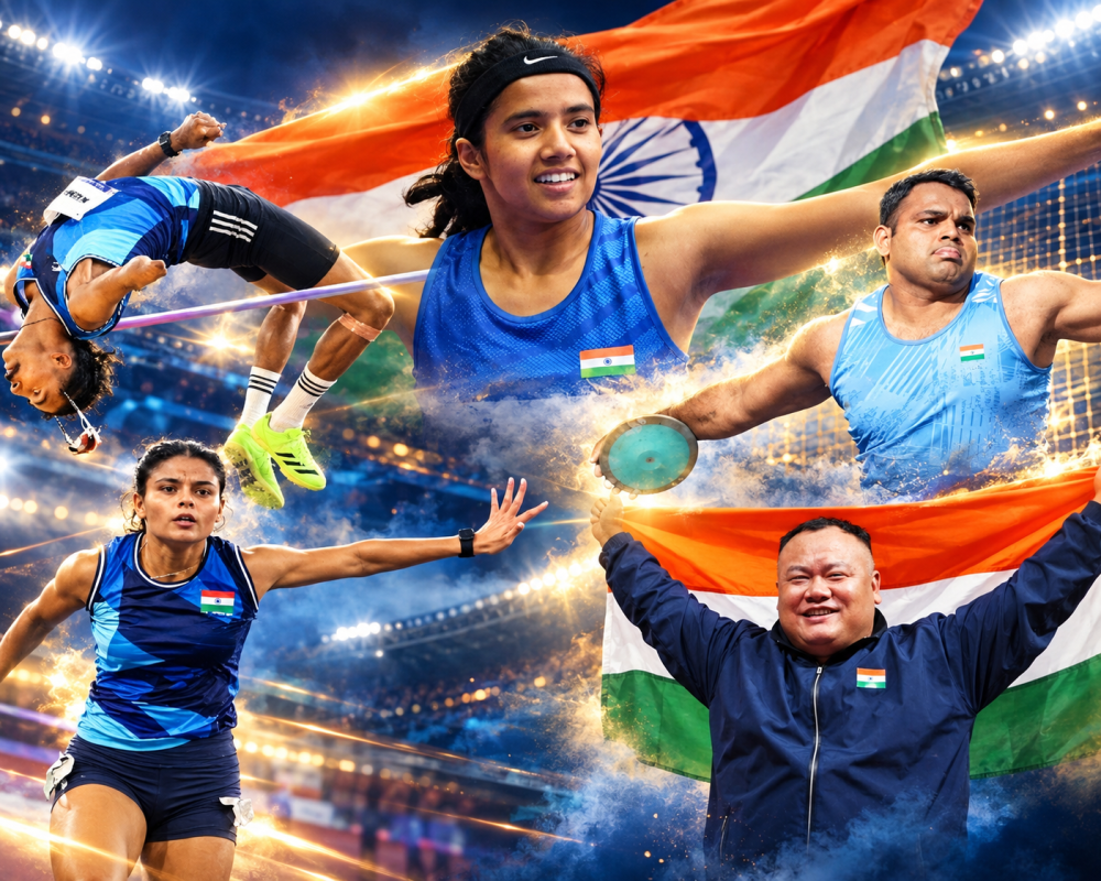 Indian para-athletes celebrate their medal-winning performances at the Asian Para Games 2026 in Aichi-Nagoya, Japan.