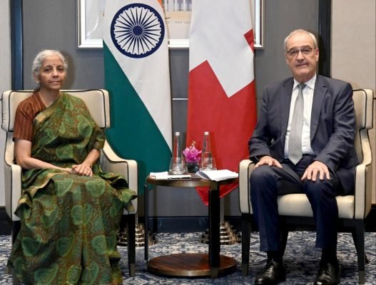 Sitharaman Meets Swiss President Guy Parmelin to Boost Investment Ties