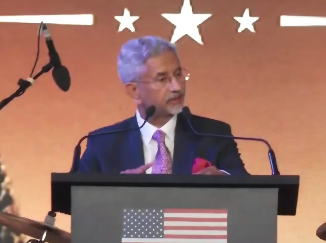 EAM Dr S Jaishankar speaks about Mumbai’s global significance and India-US relations at the Freedom 250 reception attended by US Secretary of State Marco Rubio.