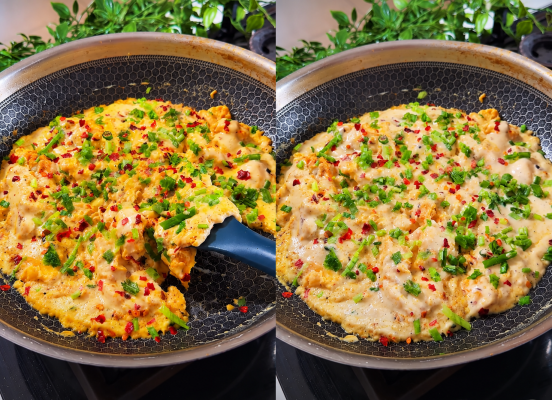 Creamy Butter Garlic Eggs Recipe: High-Protein Breakfast