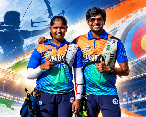 Historic First: Dhiraj Bommadevara and Kumkum Anil Mohod Secure Recurve Mixed Team Silver at Asian Games 2026