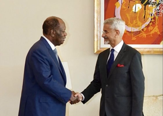 Jaishankar Meets Côte d’Ivoire President Ouattara