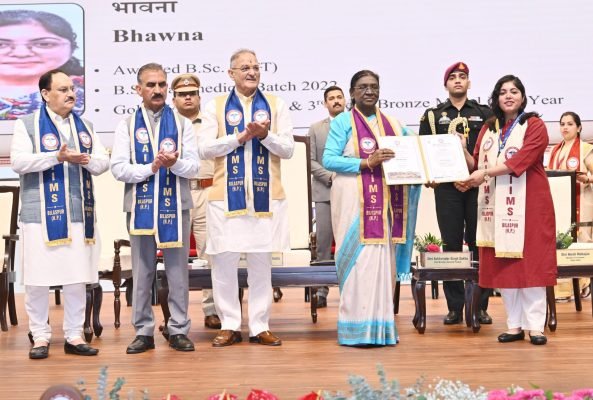 President Murmu Urges AIIMS Bilaspur Graduates to Serve Underserved Areas