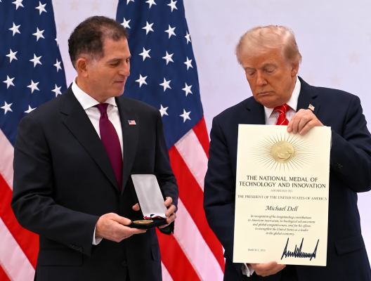 Trump Praises Michael Dell for Transforming Personal Computing