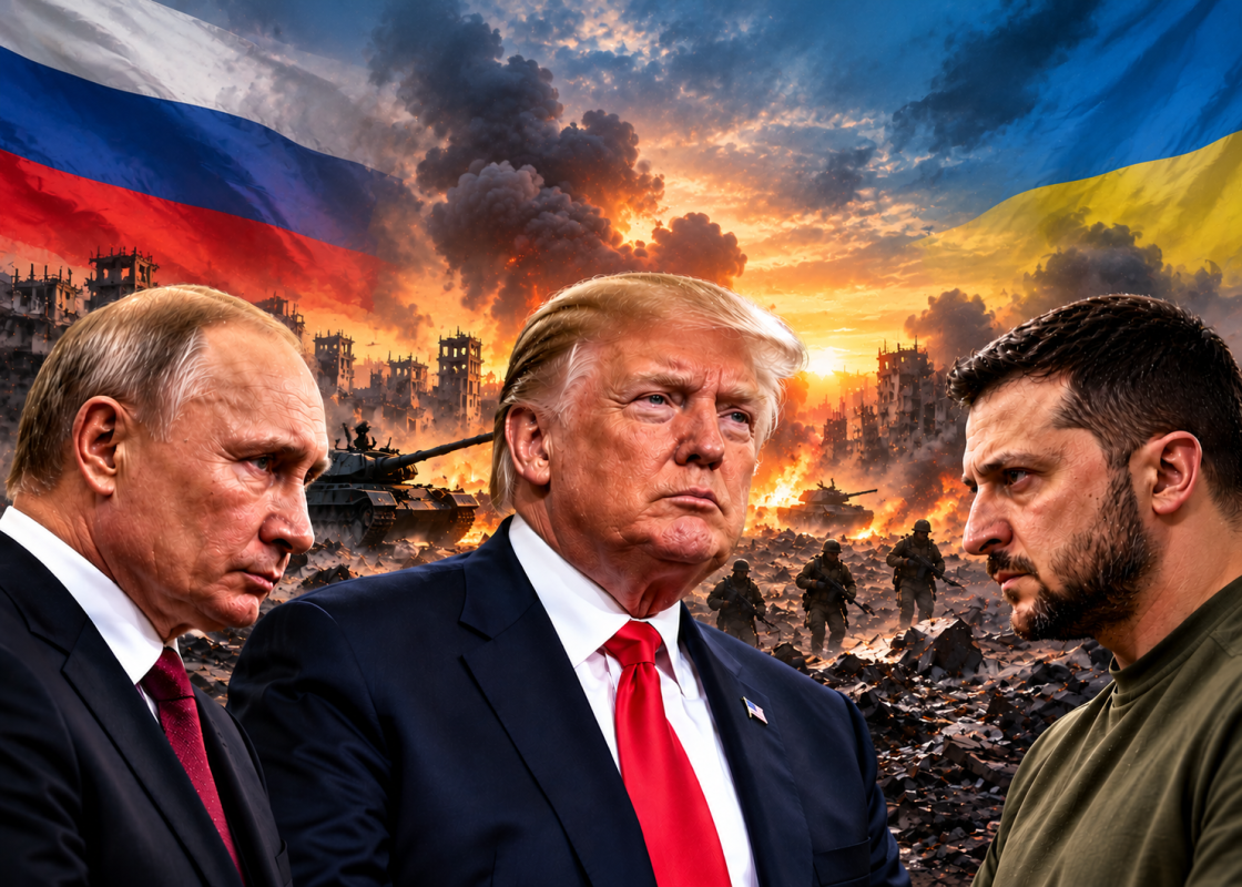 US President Donald Trump discussing a potential Russia-Ukraine peace deal and future American business relations with both countries.