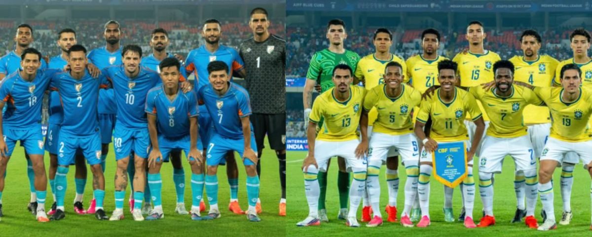 India vs Brazil Football: Brazil Defeat India 4-0 in Kolkata Friendly