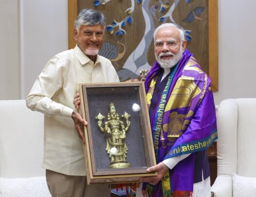 Andhra Pradesh CM Chandrababu Naidu Meets PM Modi