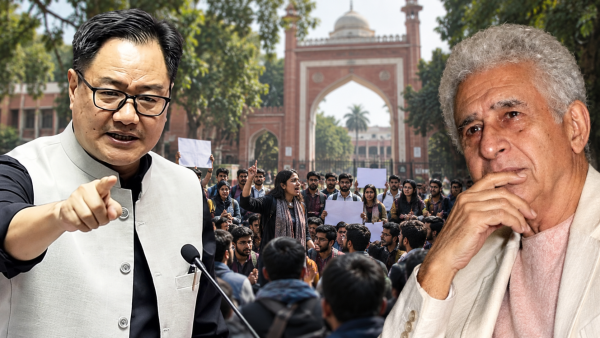 Naseeruddin Shah backs Jamia students, draws Rijiju criticism