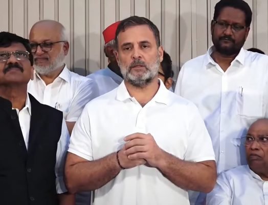 Rahul Gandhi Vows to Fight to Restore Democracy in India