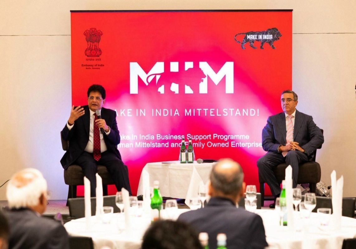 Union Commerce Minister Piyush Goyal highlights India-Germany business cooperation and India-EU Free Trade Agreement opportunities for Indian MSMEs.
