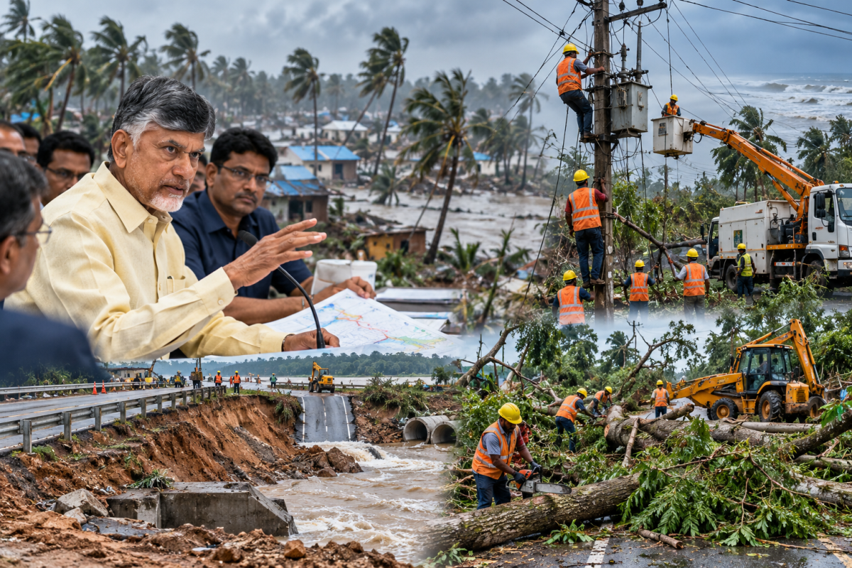 Cyclone Arnab restoration: Andhra CM seeks faster power and road repairs