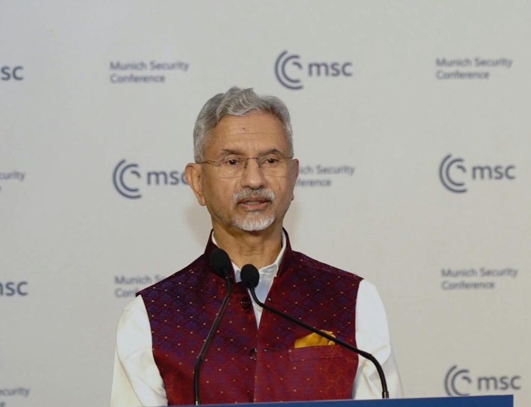 External Affairs Minister S Jaishankar speaking about middle and emerging powers at the Munich Security Conference