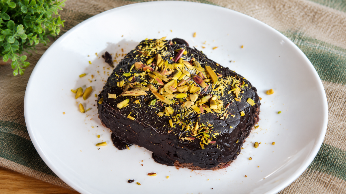 Fudgy Walnut Protein Brownie