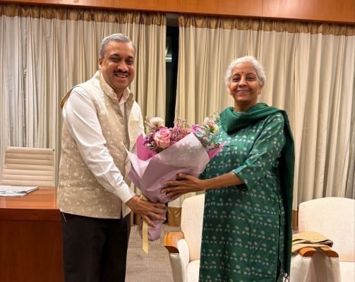 Finance Minister Nirmala Sitharaman Arrives in Singapore for High-Level Meetings