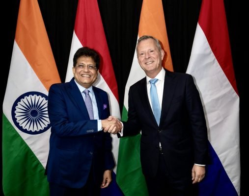 Piyush Goyal Meets Noord-Holland King's Commissioner to Explore India-Netherlands Cooperation