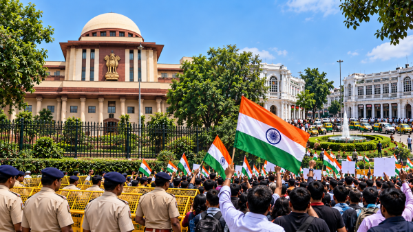 Delhi High Court Refuses to Stop CJP Protest at Connaught Place