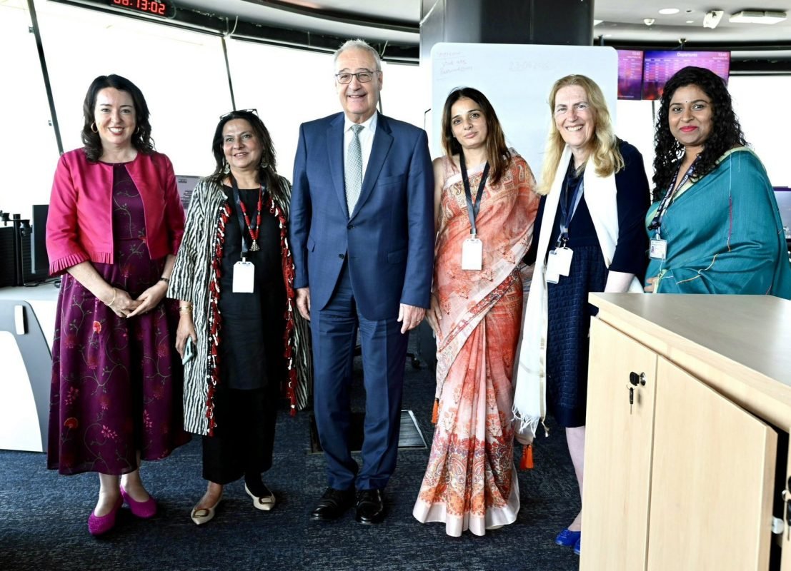 Swiss President Guy Parmelin visits Noida International Airport operated by a Flughafen Zürich subsidiary