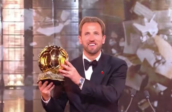 Harry Kane wins Ballon d’Or as Putellas takes third women’s award