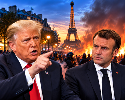 ‘Paris Will Be a Muslim City’: Trump Targets Macron