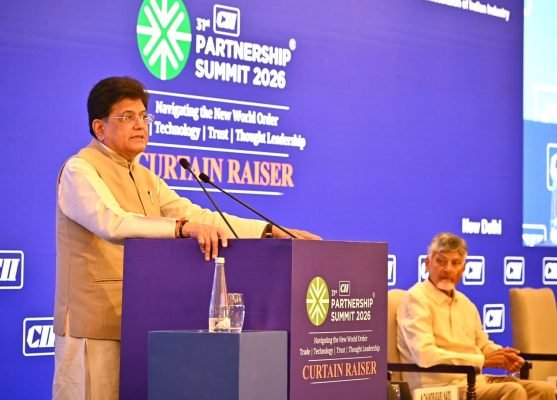 Piyush Goyal Addresses Curtain-Raiser for 31st CII Partnership Summit