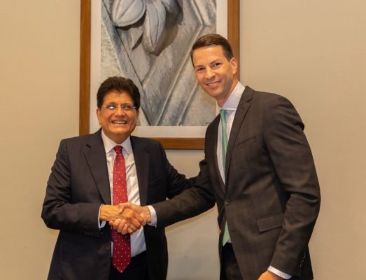 Piyush Goyal Explores Investment Opportunities in Indian Startups with Bertelsmann Investments CEO