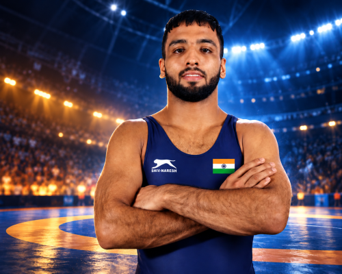 Sujeet Kalkal Wins Asian Games Wrestling Gold in Men’s 65kg