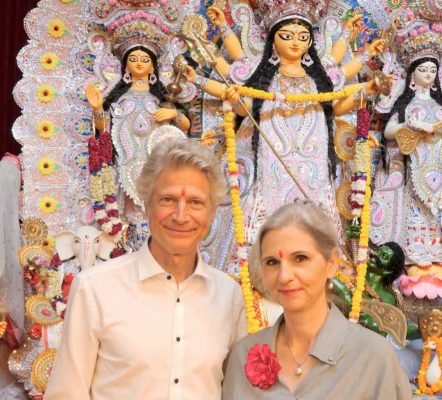 German Ambassador Jasper Wieck Visits Delhi’s Oldest Durga Puja Pandal