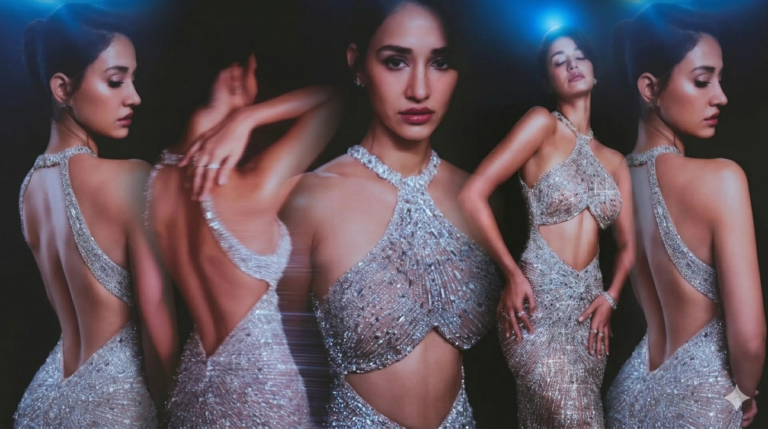 Breaking the Internet: Disha Patani Dazzles in a Sizzling Backless, Embellished Gown