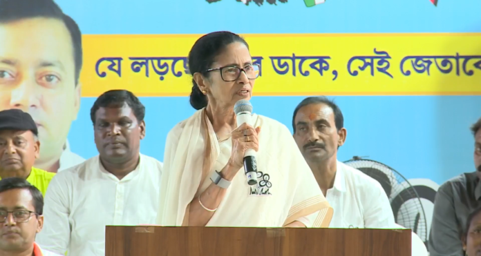 Mamata Banerjee at Public Meeting in Bishnupur
