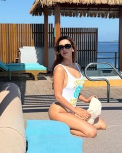 Sonal Chauhan’s Maldives Style: How to Rock a White Swimsuit & Luxury Accessories